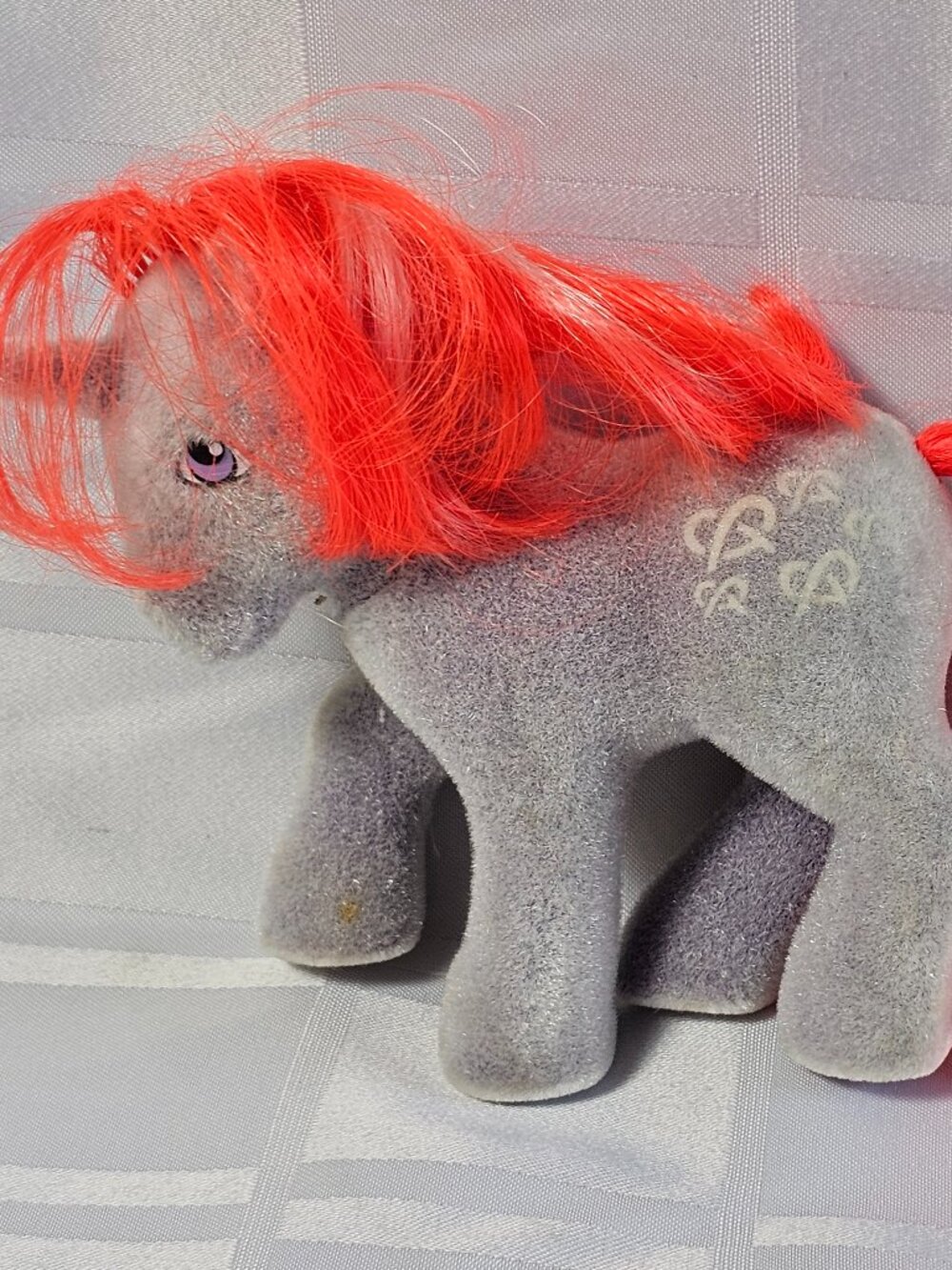 1986 MY LITTLE PONY G1 SO SOFT FUZZY TWIST TOY UNICORN VINTAGE RETRO HORSE